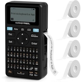 SUPVAN E11 Etikettendrucker - Selbstklebend USB aufladbares Thermo-Beschriftungsgerät, Mini Bluetooth Etikettiergerät für Zuhause, Schule, Büro, Datum, Kompatibel with iOS & Android Phone