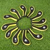 MUXSAM Golf Club Head Cover Yellow Neoprene Long Number Printed