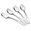 Eagrye 12 Pieces Stainless Steel Dinner Spoons, Flatware Spoon