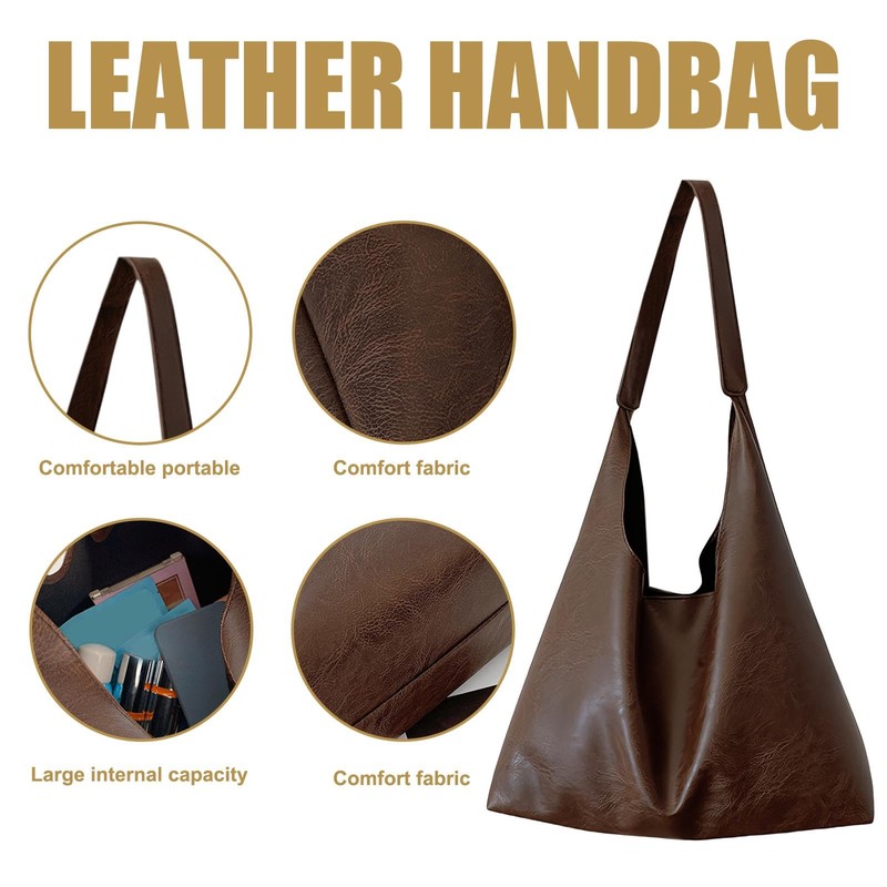 EHDWXVZM 1 leather handbag, 1 mini purse, fashionable and classic