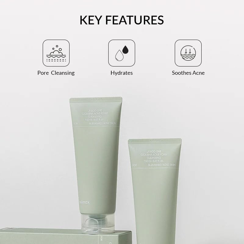 Celimax - Ji Woo Gae Cica BHA Acne Foam Cleansing