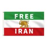 Old Iran Flag– 3x5 Ft Old Iranian Lion and Sun