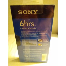 SONY 6 hrs (EP) Premium Video Tape Brilliant Color & Sound