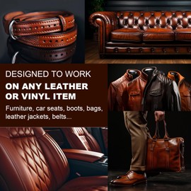 SHABEIBEI Leather Recoloring Balm Set,Leather Cleaner Restore Conditioner Mink Oil for Leather Repair Kit for Furniture Couches -Revives Repairs Scratches Leather Dye Furniture Polish (Medium Brown)