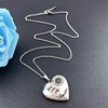 MUERDOU Heart Sunflower Locket Necklace That Holds Pictures You are