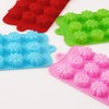 Newk Flower Shape Silicone Molds, 4 Packs 15 Cavity Nonstick