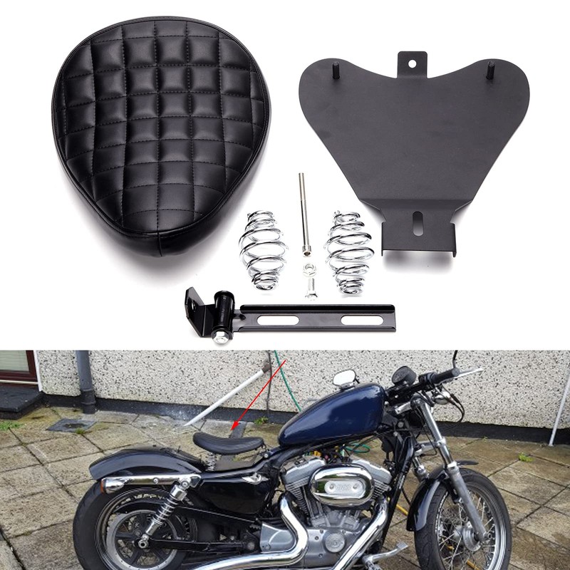Motorcycle Bobber Solo Seat Spring Bracket Kit For Harley Softail