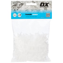 OX Trade Cross Shaped Tile Spacers - 2mm (250 pcs)