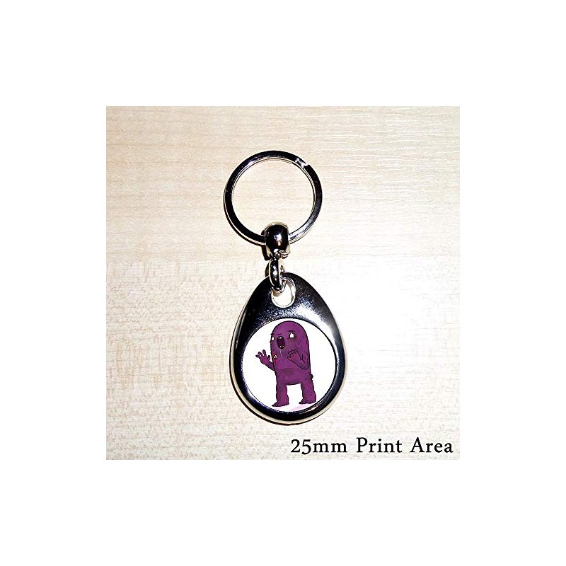 BadgeBeast.co.uk TV Test Card - Chrome Tear Drop Shaped Double