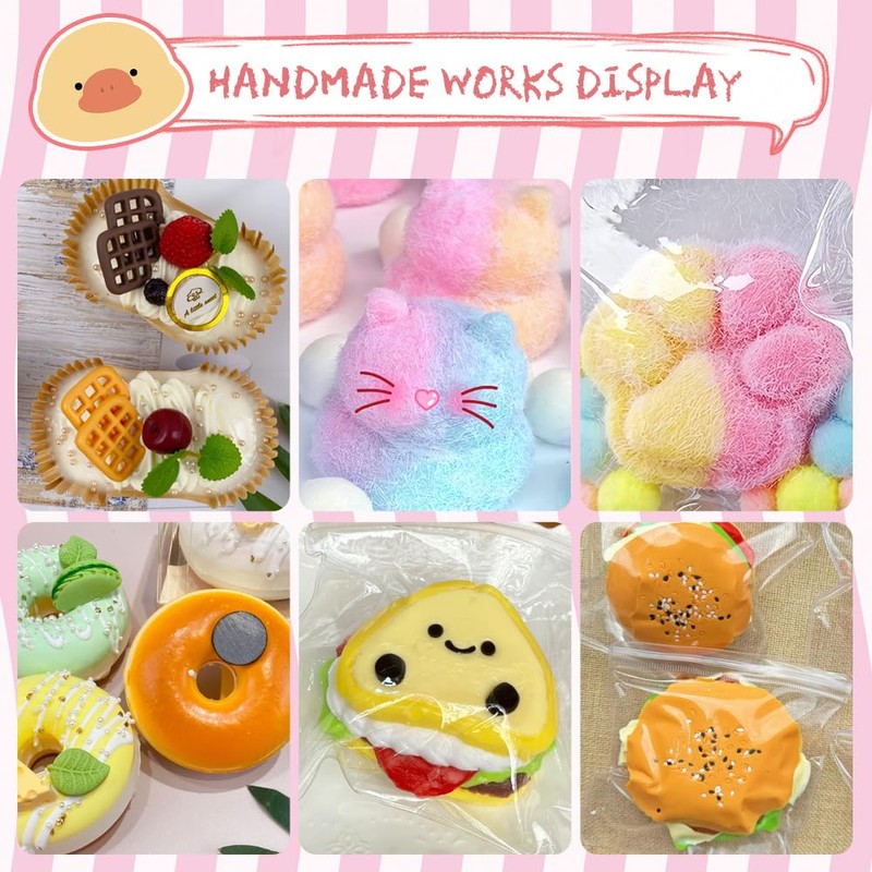 Anergoo Taba Squishes Kit with Pig Bunny Silicone mold Cookie