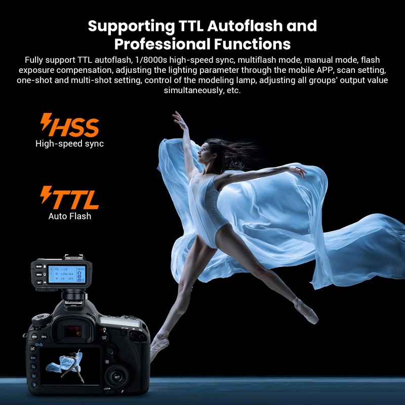 Godox X2T-F 2.4G Wireless Flash Trigger Transmitter for Fuji with