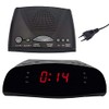 DISCORAMA Digital Alarm Clock, Dual Alarm with LED Display, FM