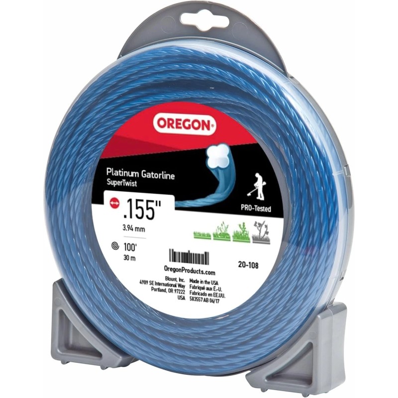 Platinum Gatorline Supertwist Trimmer Line .155-Inch 100-Foot - Impact Resistant