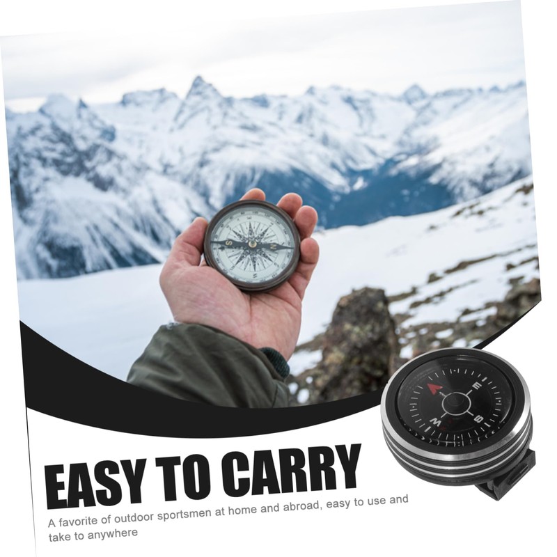 Outanaya Survival Compass Watch Multi-Function Outdoor Compass for Camping Hiking
