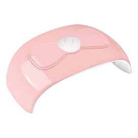 Yuki 54W ribbon gel nail lamp, pink, 1 piece / 유키 54W 리본 젤네일 램프, 핑크, 1개
