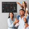 WallTAC A3 Monthly Wall Planner Sticker with Blackboard Pens |