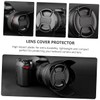 DOITOOL 4 Camera Lens Cover 55mm Diameter Dustproof and Scratch