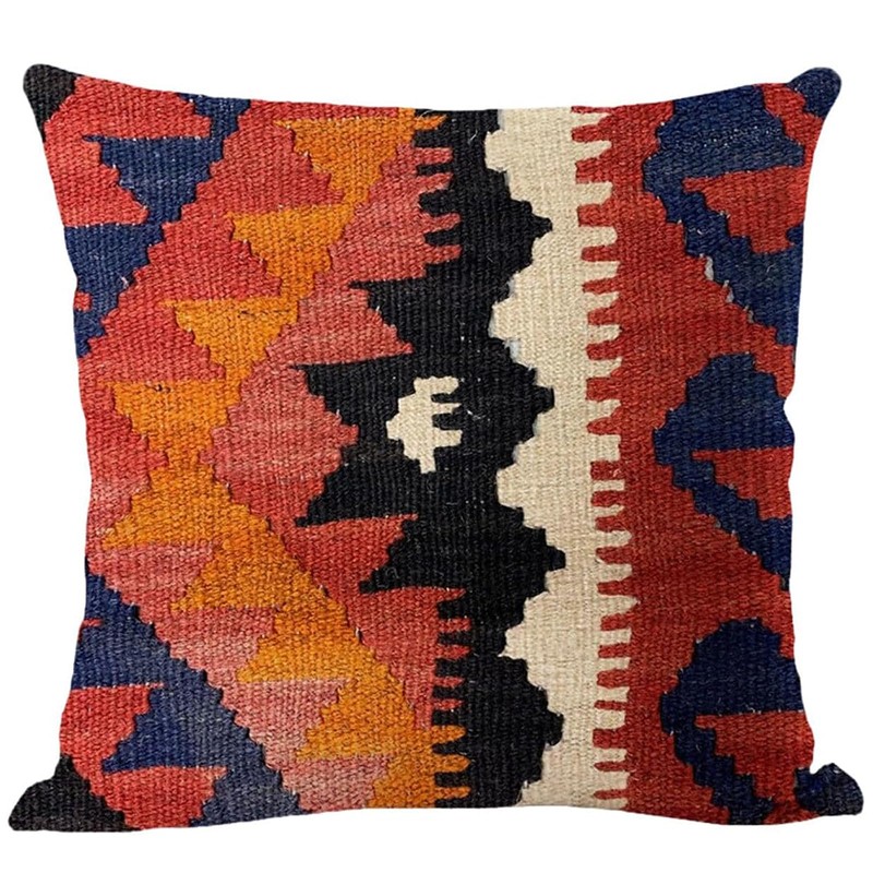 Silver & Style Kilim Throw Pillow Covers 45 X 45