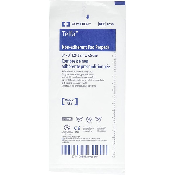 Telfa Non Adherent Dressing Pads 3 Inches X 8 Inches - 50 Ea
