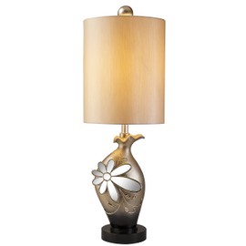 OK Lighting Floral Collections Glamour Table Lamp