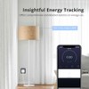Smart Plug Zigbee Outlet with Energy Monitoring, Compatible with Alexa