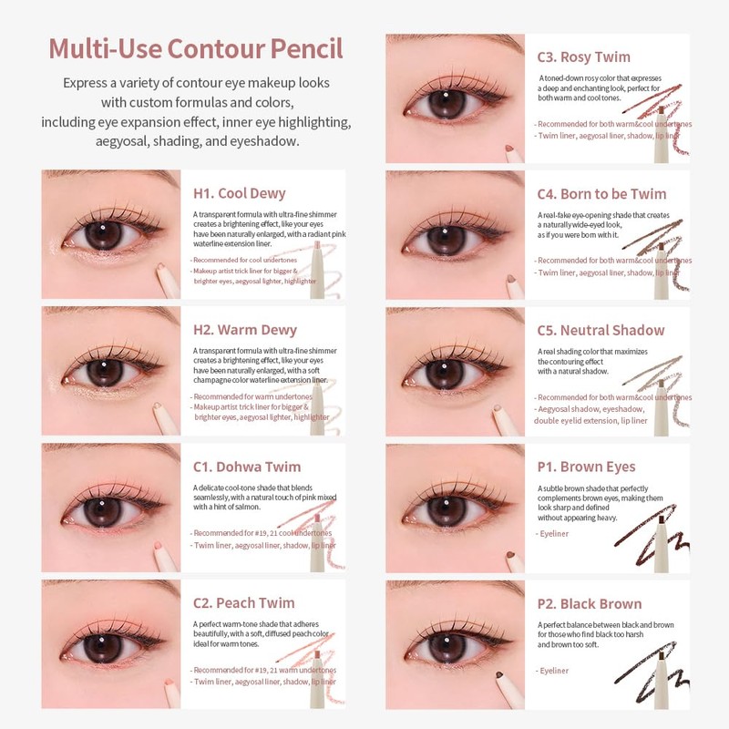 Heart Percent Dot On Mood Contour Eyeliner Slim Dote On