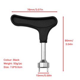 Cheerock Golf Shoe Spikes Wrench, 1pcs Golf Shoe Spike Removal Tool, Zinc Alloy Golf Spike Tool for Spike Shoes, Universal Spike Shoes Replacement Tool