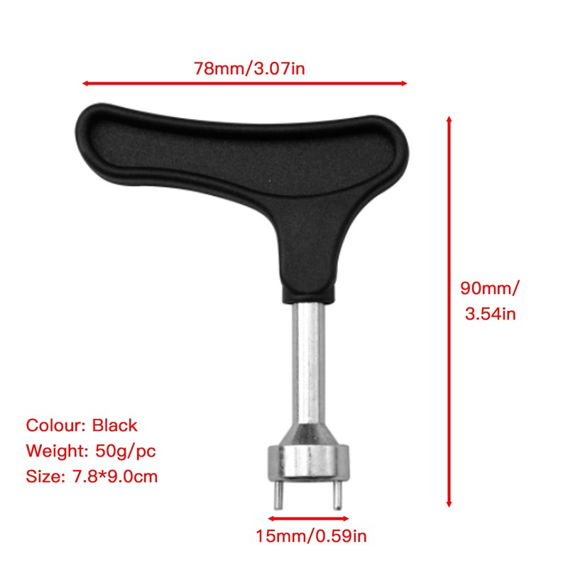 Cheerock Golf Shoe Spikes Wrench, 1pcs Golf Shoe Spike Removal