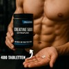 Creatine Monohydrate Capsules High Dose - 400 Tablets - 200
