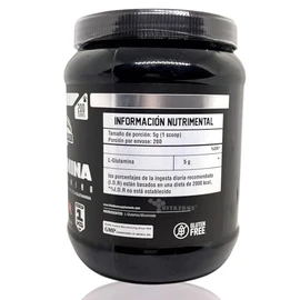 Glutamina 1 kg Sin sabor 200 serv Blackbear Postentreno