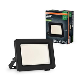 OSRAM LED-Flutlicht mit Energieeffizienzklasse A, schwarzes Aluminiumgehäuse, 10 W, 1750 lm, für Außenanwendungen, kompaktes Design, leichtes Gewicht, einfache Montage, LED nicht austauschbar