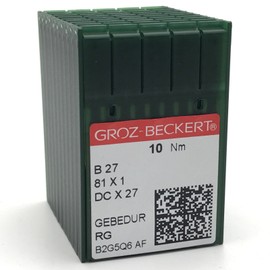 100 Pk. Groz-Beckert B27, DCX27, 81X1 Gebedur Titanium Industrial Serger Needles