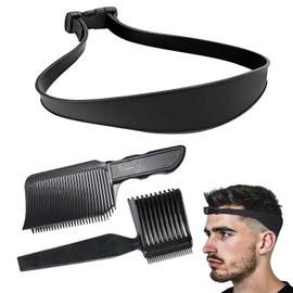 Hair Cutting Aid Hair Cutting Comb Set for Men Fade Comb Men Barber Set Black