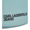 KARL LAGERFELD JEANS Women's Essential Nylon Moon Bag, Granite Green