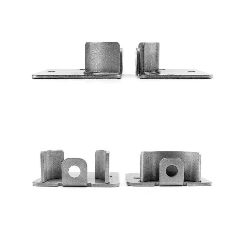 QWORK Heavy Duty Puck Lock and Hasp, High Security Steel