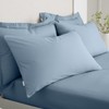 Bianca 200 Thread Count Cotton Percale Standard Pillowcase Pair Blue