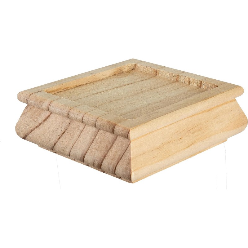 Cambridge Clear Pine Pyramid Newel CAPS 82mm, Full Stair Newel