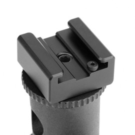 Updated Anwenk Flash Bracket Mount Flash Stand Light Stand Bracket Mount with Umbrella Holder Mount Swivel, Compatible with Canon Nikon Pentax Olympus Camera Flashes Speedlite Studio LED Light -1Pack