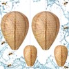 Qualirey 4 Pcs Wasp Nest Decoy Fake Nest Waterproof Wasp
