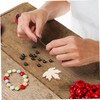 SHINEOFI 100pcs Unfinished Wooden Maple Leaves Cutouts for DIY Crafts