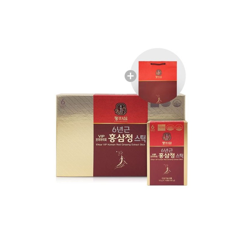 동의삼 6년근 VIP 홍삼정스틱 300g (10g X 30포) [원산지:국산] Dongui