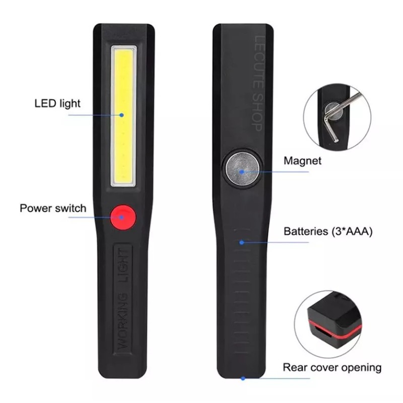 OEM Linterna De Trabajo Led 3 Modos Portatil Magnetica Emergenci