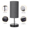 Aigostar Bedside Lamp with 2 USB Charging Ports, E27 Table
