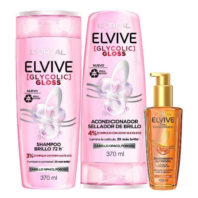 Kit LOréal Paris Elvive Óleo Extraordinario 100 ml Elvive Acondicionador