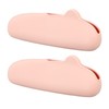 2PCS Silicone Makeup Brush Holder Waterproof Soft Portable Cosmetic Storage