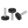 sourcing map 50pcs M4 x 20mm Metric Male Thread Knurled