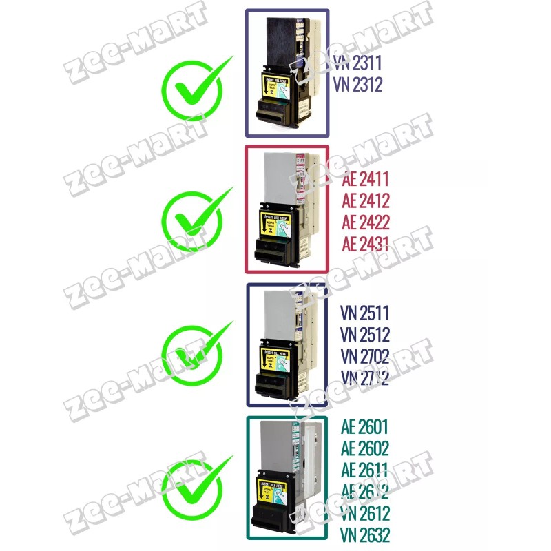MEI/Mars MEI MARS VN AE SERIES 2000 Bill Validator/Bill Acceptor