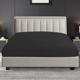 Pamposh Super King Fitted Sheet Bulk Pack of 10 Pieces Extra Deep Pocket 40 cm (16 inches) Elastic Bed Sheets - Premium Microfibre Superking Fitted Sheet - Ultrasoft Hypoallergenic Fade Resistant