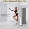 PRIORMAN Pole Extension for 45mm Pole Dancing, Pro Quality 125mm