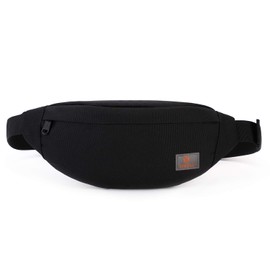 Tinyat Waist Pouch, Small, Men's, Women's, Small Items, Cute, Lightweight, Cross-body Design, Everyday Use, Running Pouch, Hip Bag, Gym Bag, No Slip, Black/JP-T201